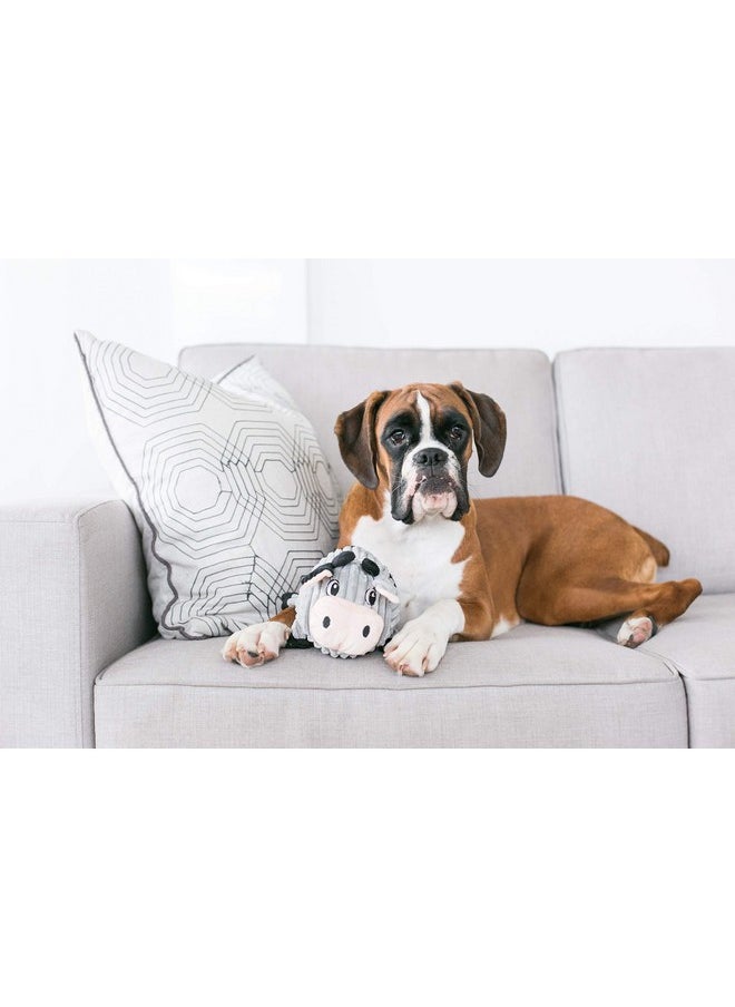 Outward Hound Fattiez Cow Plush Squeaky Dog Toy, Medium