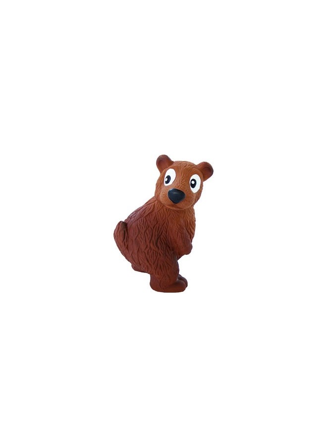 Outward Hound Tootiez Bear Grunting Latex Rubber Dog Toy, Small