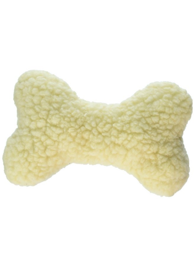 Boss Pet Products Products 08807 Digger's Fleece Plush Characters Cuddly Bone Shape Dog Toy with Squeaker