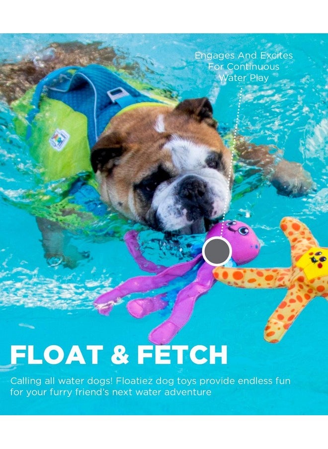 Outward Hound Floatiez Turtle Floating Interactive Dog Toy, Medium