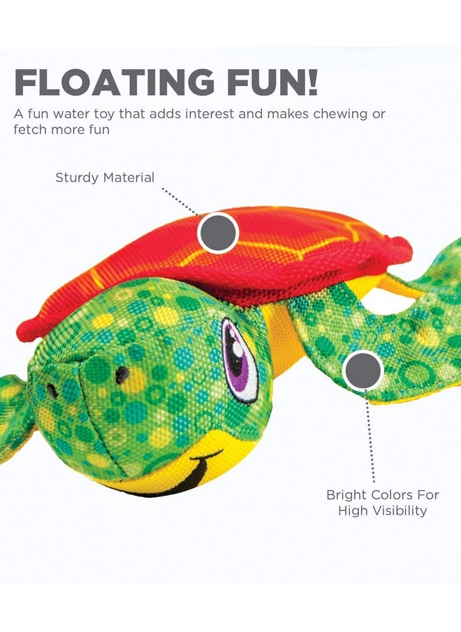 Outward Hound Floatiez Turtle Floating Interactive Dog Toy, Medium