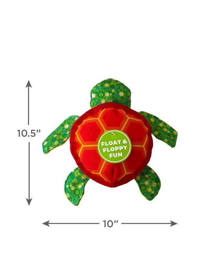 Outward Hound Floatiez Turtle Floating Interactive Dog Toy, Medium
