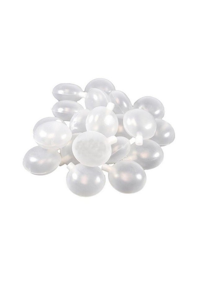 vipolish 25PCS 50mm Clear Plastic Toy Squeakers Fit Repair Dog Pet Toys Noise Maker Insert Replacement Whistle Chew Toy Noise Maker Replacement Squeakers Inner Accsssories