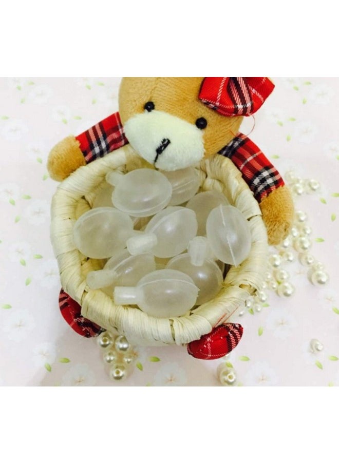 vipolish 25PCS 50mm Clear Plastic Toy Squeakers Fit Repair Dog Pet Toys Noise Maker Insert Replacement Whistle Chew Toy Noise Maker Replacement Squeakers Inner Accsssories
