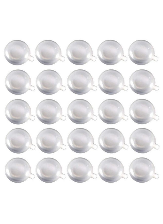 vipolish 25PCS 50mm Clear Plastic Toy Squeakers Fit Repair Dog Pet Toys Noise Maker Insert Replacement Whistle Chew Toy Noise Maker Replacement Squeakers Inner Accsssories