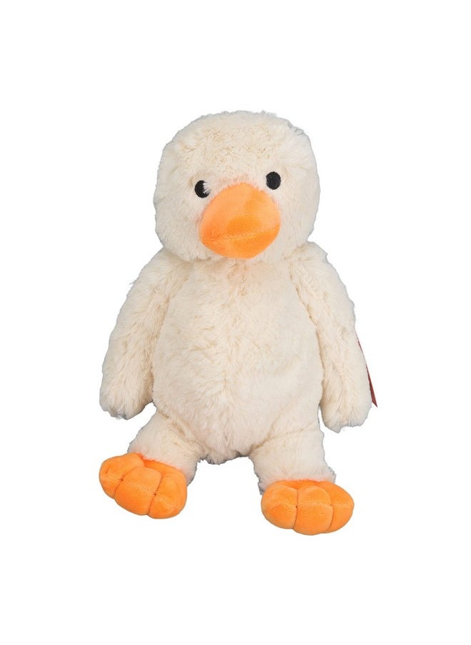 Zerodis Dog Plush Duckling Sounding Toy, Squeak Plush Duck Dog Toy Doggies Teething Puppy Chew Toy for Small Medium Dogs(S)
