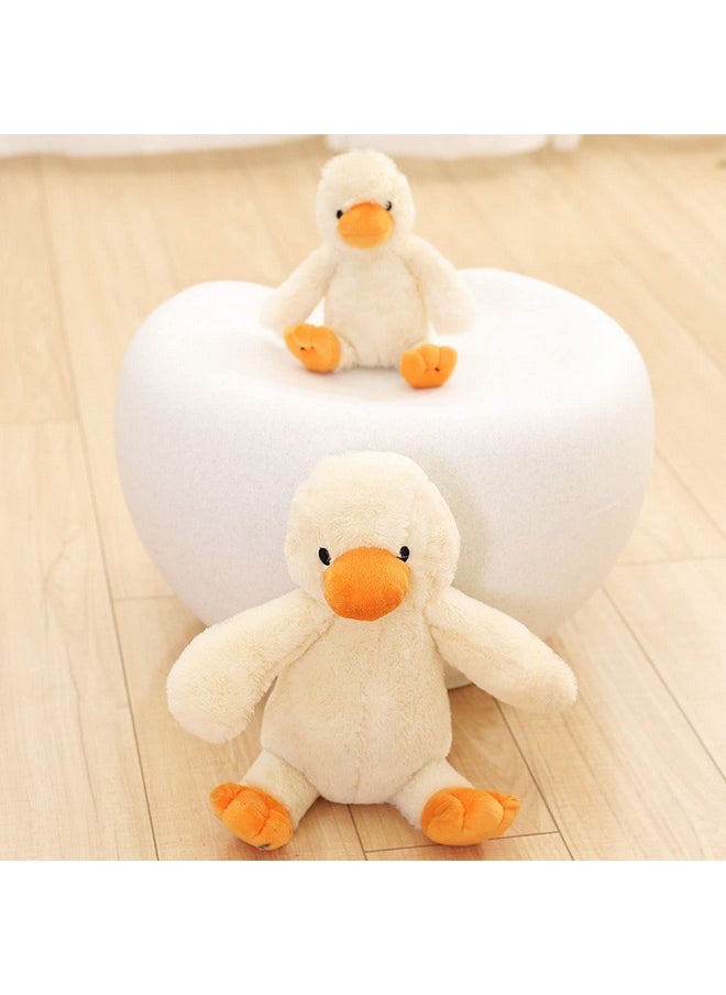 Zerodis Dog Plush Duckling Sounding Toy, Squeak Plush Duck Dog Toy Doggies Teething Puppy Chew Toy for Small Medium Dogs(S)