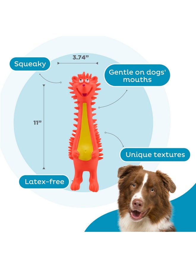 Outward Hound Latex-Free Big Squeak Hedgehog Dog Toy