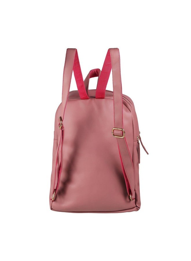Metro Womens Synthetic Peach Backpack (One Size)