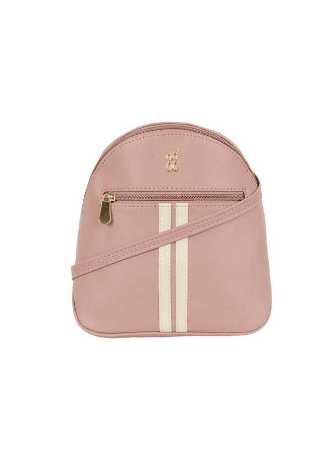 Baggit Women Pink Backpack Xl Size | Ladies Stylish Casual Bag