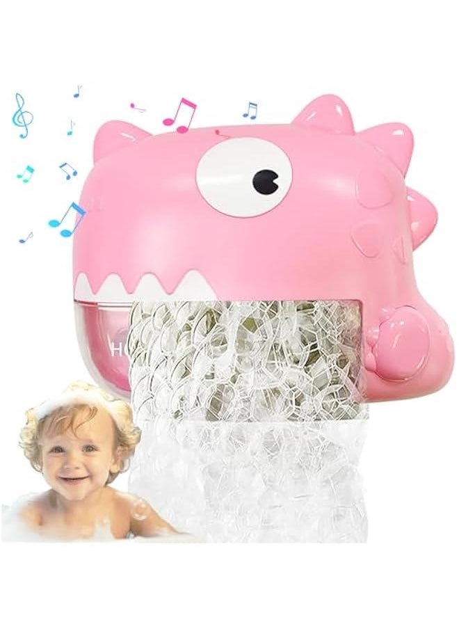 Baby Bath Toys - Bath Toys Bath Bubble Machine Automatic Bubble Maker with Music, Bath Toys for Kids Ages 1-3 4-8 Toddler Bath Toys Dinosaur Toys for Kids 3-5 Gifts for Boys Girls