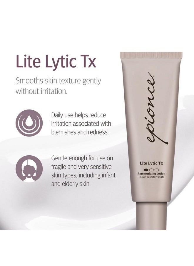 Epionce Lite Lytic Tx - Sensitive Skin Moisturizer for Face, Salicylic Acid, Azelaic Acid & Hyaluronic Acid Texture, Breakout, & Pore Minimizer