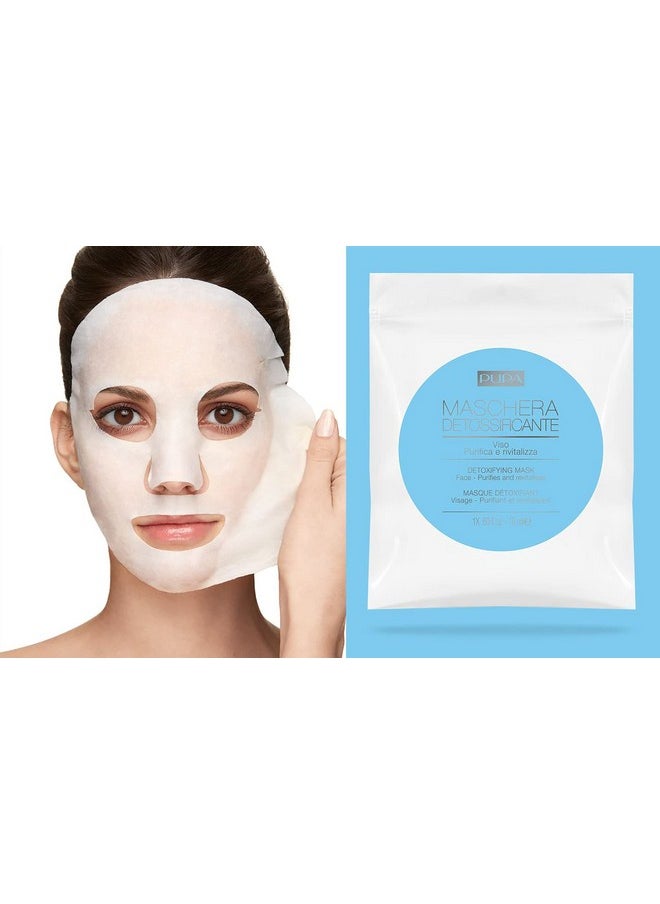 Pupa Milano Detoxifying Face Mask - Replenishes And Purifies Skin - Provides Hydration To Prevent And Diminish Signs Of Aging - Improve Skin's Natural Radiance - Ideal For All Skin Types - 0.6 Oz