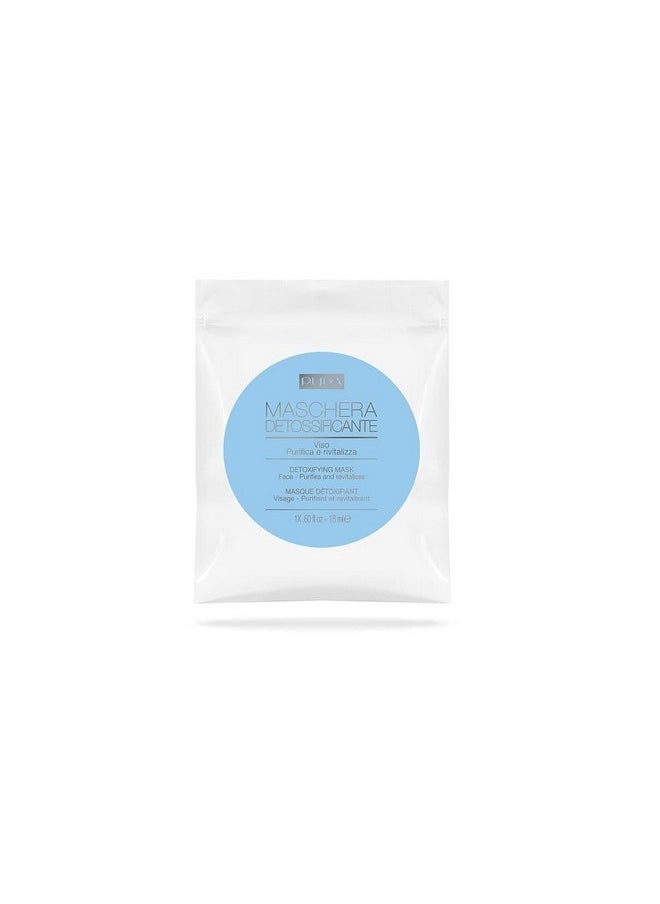 Pupa Milano Detoxifying Face Mask - Replenishes And Purifies Skin - Provides Hydration To Prevent And Diminish Signs Of Aging - Improve Skin's Natural Radiance - Ideal For All Skin Types - 0.6 Oz