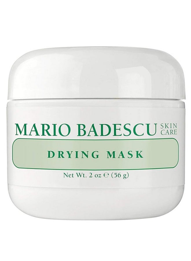 Mario Badescu Drying Mask for All Skin Types - Clarifying Mask that Eliminates Oil - Formulated with Sulfur & Zinc Oxide, 2 Ounce (Pack of 1)