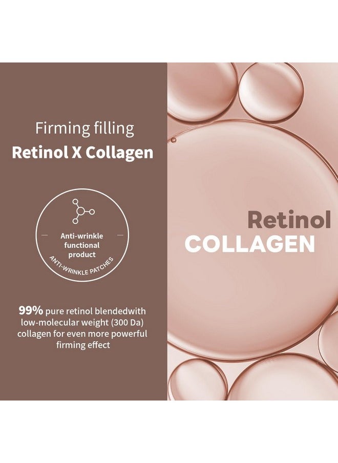 Mediheal Retinol Collagen Cream Lifting Mask (10 Counts) for V Line Mask, Anti-Aging - Helps Reduce Fine Lines & Wrinkles, and Smoothens Skin