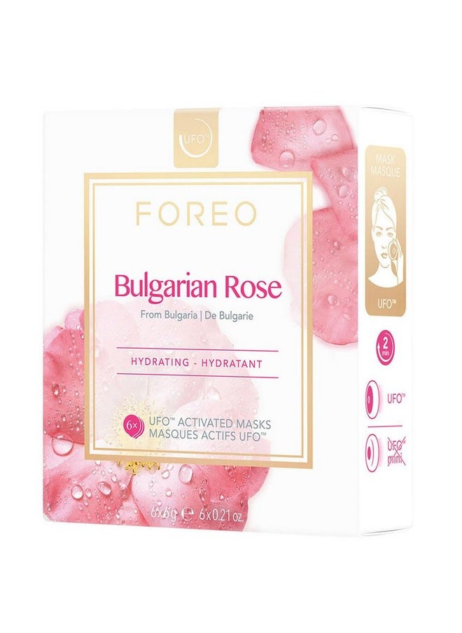 FOREO UFO Activated Mask Treatment for Anti-Aging, Bulgarian Rose, 0.21 Ounce (Pack of 6)