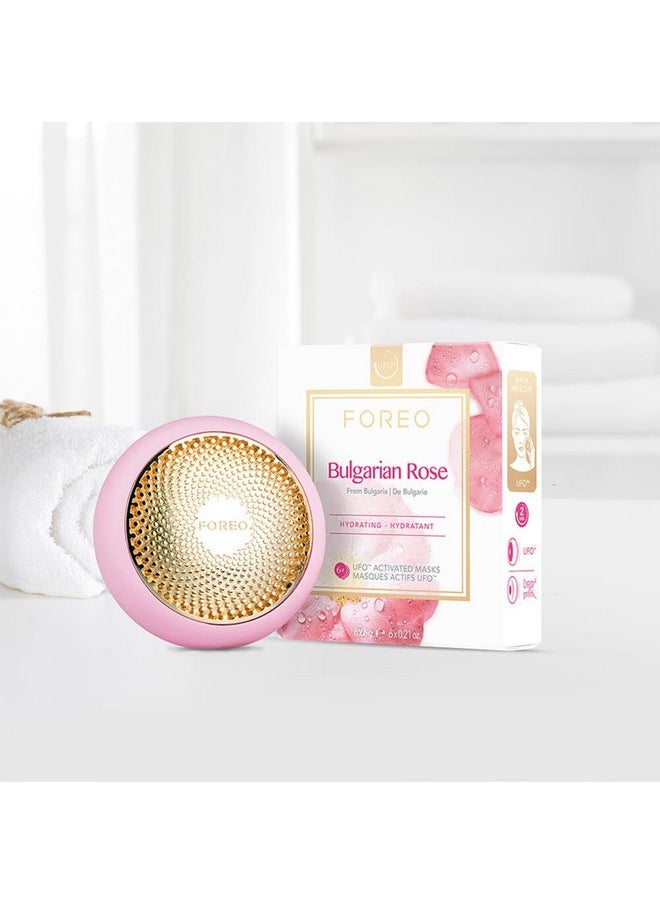 FOREO UFO Activated Mask Treatment for Anti-Aging, Bulgarian Rose, 0.21 Ounce (Pack of 6)