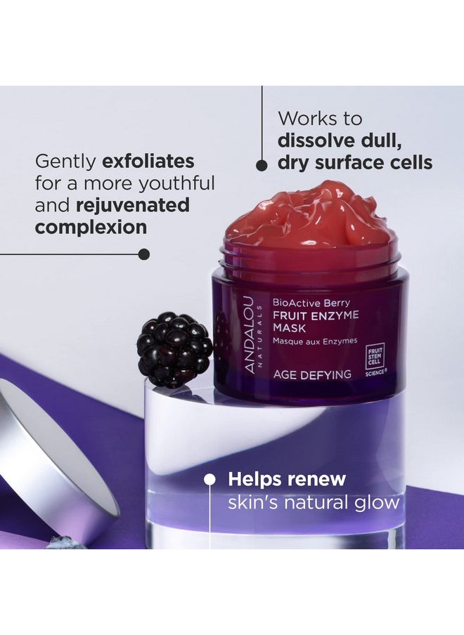 Andalou Naturals Bioactive 8 Berry Fruit Enzyme Mask, 1.7 Ounce