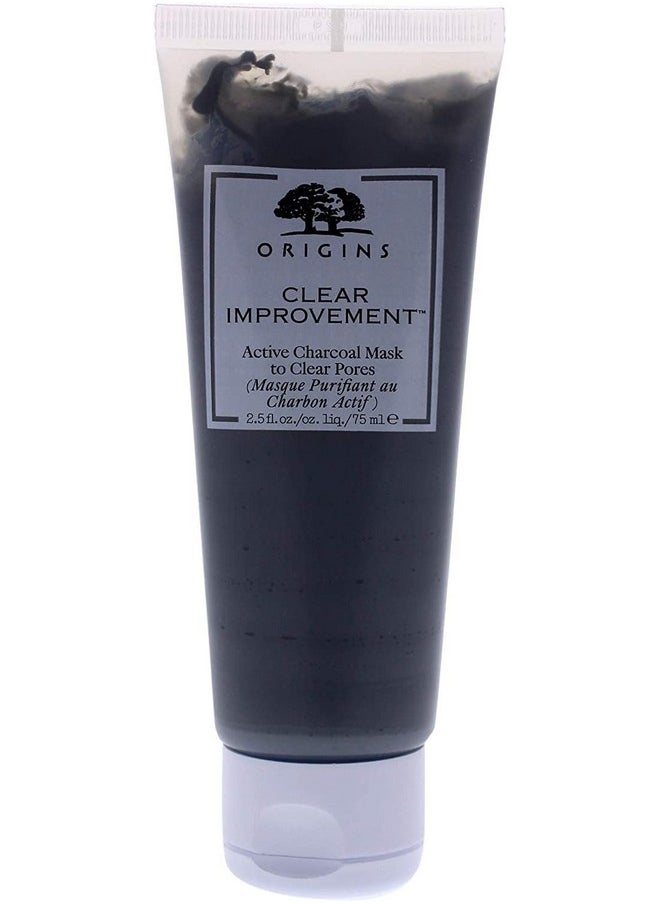 Origins Clear Improvement Active Charcoal Mask for Unisex, 2.5 Fl Oz