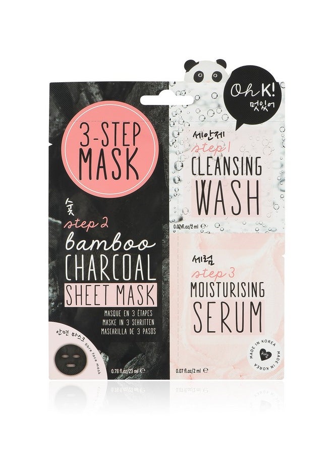 Oh K! Korean Multi-Step Face Charcoal Mask