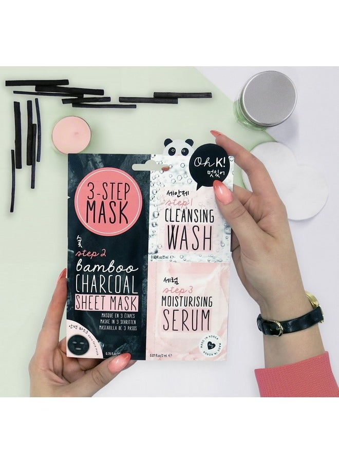 Oh K! Korean Multi-Step Face Charcoal Mask