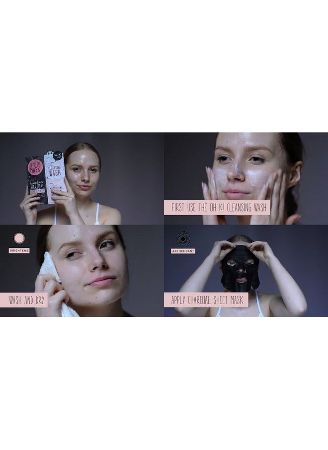 Oh K! Korean Multi-Step Face Charcoal Mask