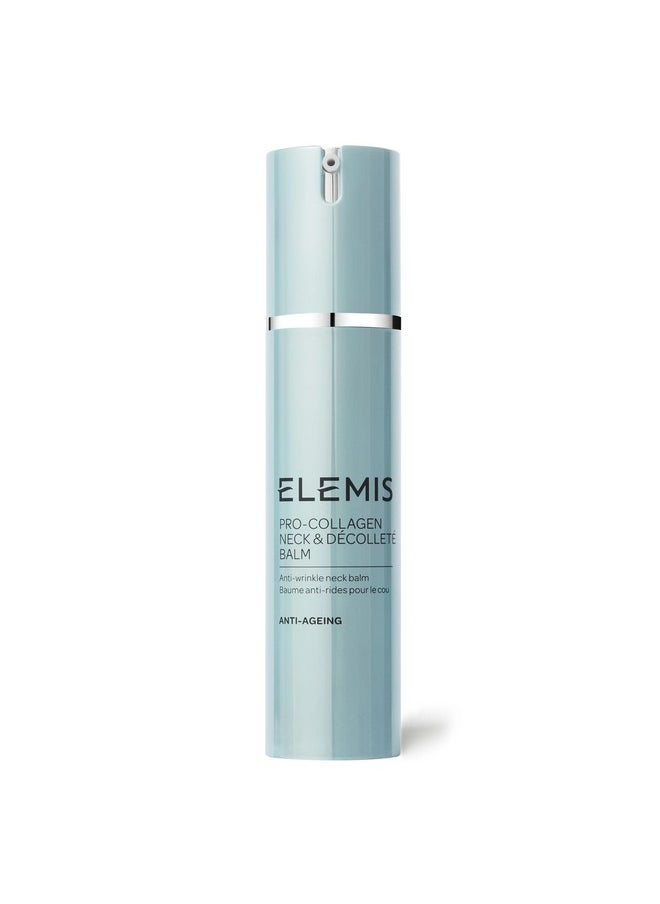 ELEMIS Pro-Collagen Neck & Décolleté Balm | Powerful Anti-Wrinkle Moisture Balm Firms, Smoothes, and Hydrates to Reveal Younger-Looking Skin | 50 mL