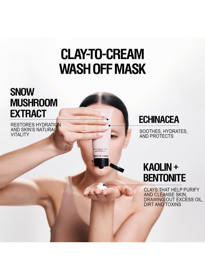 Grown Alchemist Skin Renewal Mask - Deep Cleansing Clay Mask for Face with All Natural Ingredients rich in Vitamins A, E & D - Facial Skin Care Product for Firmer, Smoother, & Toned Skin (75 ml)