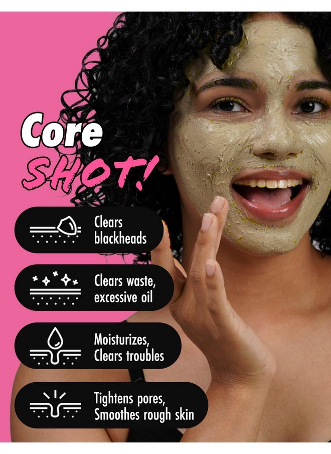Meditime Pore Corset Pack | Sebum and Pore Minimizer Face Pack | Clay Mask for Blackheads and Pores | Korean Skincare Pore Cleaner & Nose Blackhead Remover | Deep Pore Remover Face Care (3.53 Fl Oz)