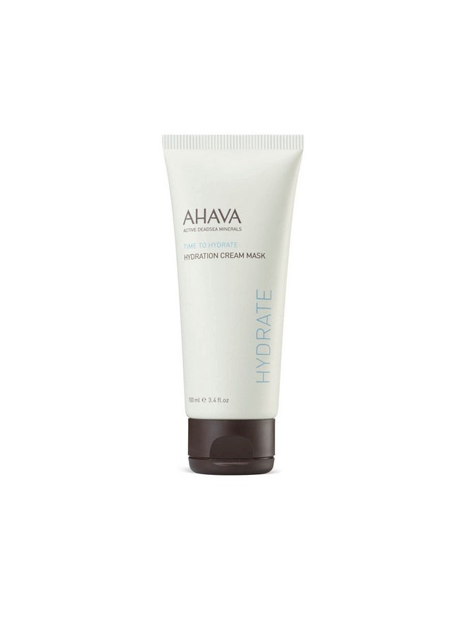 AHAVA Hydration Cream Mask - Replenishes, Fights Dehydration, Calms & Enhances Smoothness, Enriched by Exclusive Dead Sea Osmoter & Mud, Pentavitin, Vitamin E, Shea Butter & Hyaluronic Acid 3.4 Fl.Oz