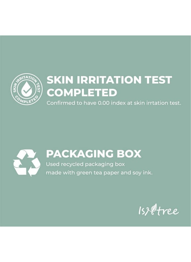 IsNtree Mugwort Calming Clay Mask 100ml, 3.38 fl.oz | Sebum Control | Pore Tightening | Exfoliates Rough Skin | Blackhead Care | Wash-Off Mask | Korean Skincare