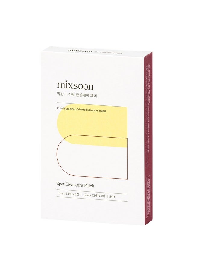 mixsoon Spot Clean Care Patch (84 Patches) Acne Pimple Seamless Patches to Cover and heal Troubled Spots