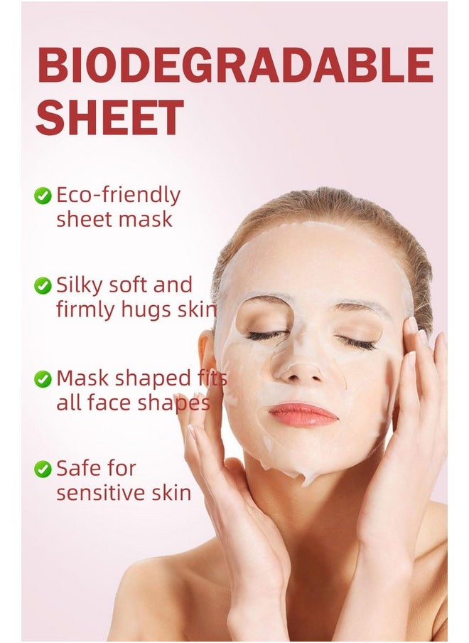 Face Masks Skincare, Christmas Gifts for Women, Facial Masks for Women Skin Care, Beauty Rose Sheet Masks, Bulk Face Mask Skin Care, Beauty Masks Gifts, Hydrating Face Masks, Facial Masks 10 Sheets
