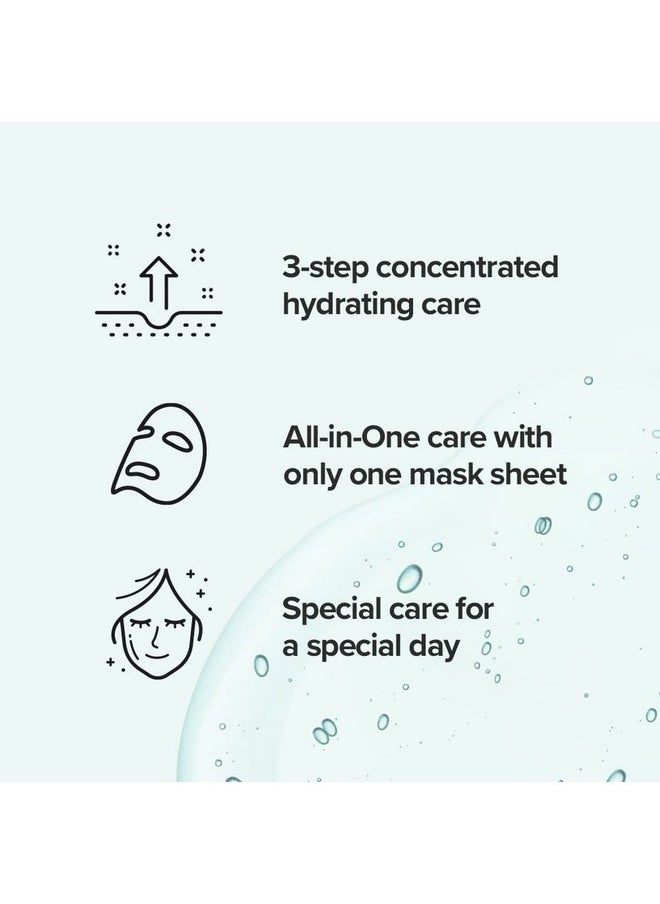 JMsolution Marine Luminous Pearl Deep Moisture 3 Step Skin Care Face Mask - Korean Skincare - boosting Brightening Moisturizing-10 Sheets for Dry Skin