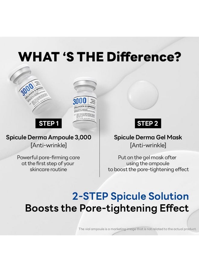 Mediheal Collagen Spicule Pore Care System 4 pcs - Serum & Gel Mask Set. 3,000 ppm Purity Spicule & Micro Collagen Included. 2-Step Pore Care System with Spicule Collagen Ampoule & Collagen Gel Mask