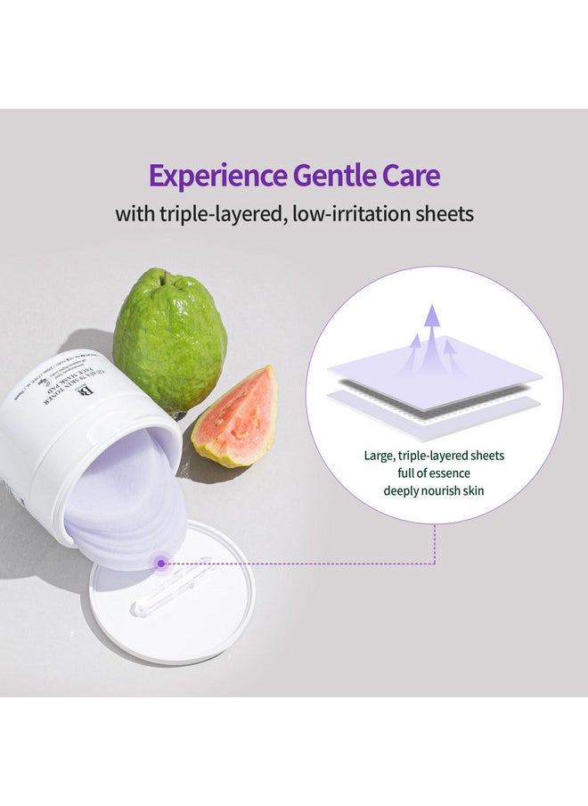 BENTON Guava 70 Skin Toner Face Mask Pad 70 Sheets - Skin Soothing and Moisturizing Effect for All Skin Types, Elastic Skin, Pore Care, Korean Skin Care