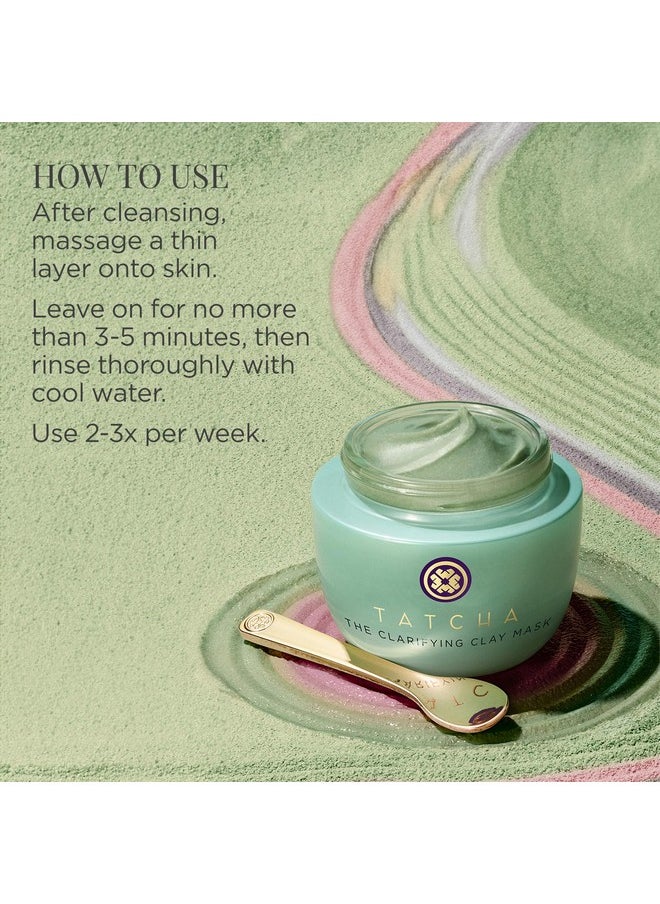 TATCHA The Clarifying Clay Mask | Exfoliating Pore Treatment Creates a Warming Sensation To Open & Purify Pores, 50 ml | 1.7 oz