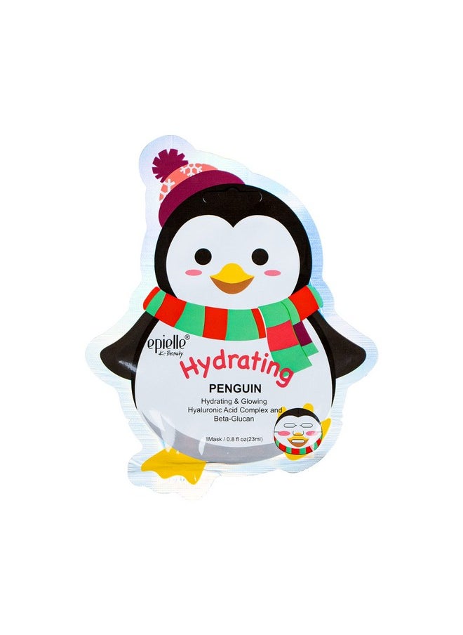 Epielle Christmas Holiday Character Sheet Mask Assortments, Santa, Reindeer, Snowman, Elf, Gingerbread, Penguin| Stocking Stuffers, Christmas Gift Ideas (12pk) Birthday Party Gift for her kids, Spa