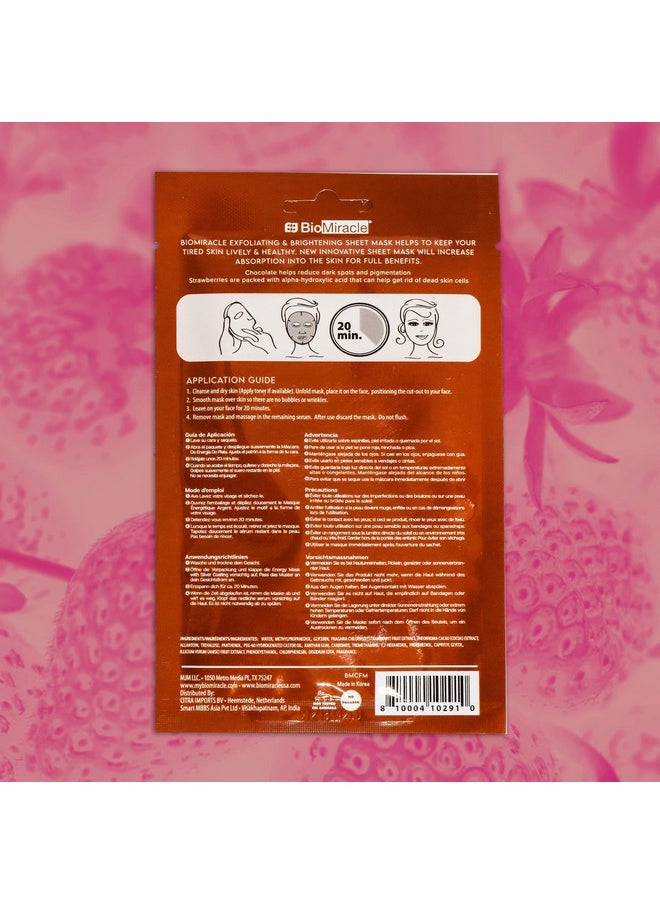 BioMiracle Exfoliating Chocolate Face Mask (10 Pack) (10 Sheets)