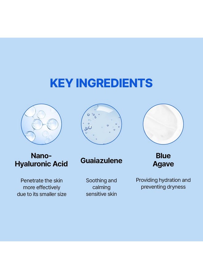 Bluelayer Water Dome Mask - Korean Overnight Collagen Face Mask for Glass Skin, Moisturizing and Firming with Hyaluronic Acid & Blue Agave - Pore Minimizing with Hydrogel Masks for Radiant Glow - 4EA