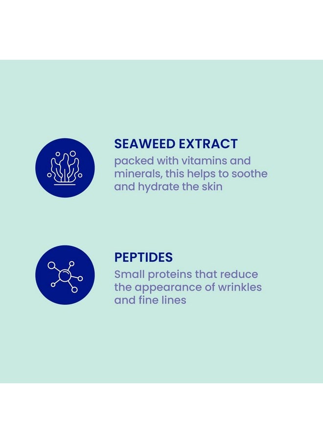 FACETORY K Beauty Face Mask Skin Care - SEA THE RADIANCE PLUMPING Sheet Mask with Peptides & Seaweed Extract | Hydrates, Firms, Rejuvenates (5 Pack)