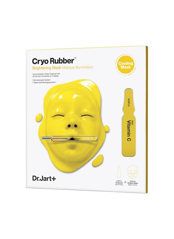Dr.Jart+ Cryo Rubber Brightening Face Mask | Korean Skin Care, 1.41 Ounce
