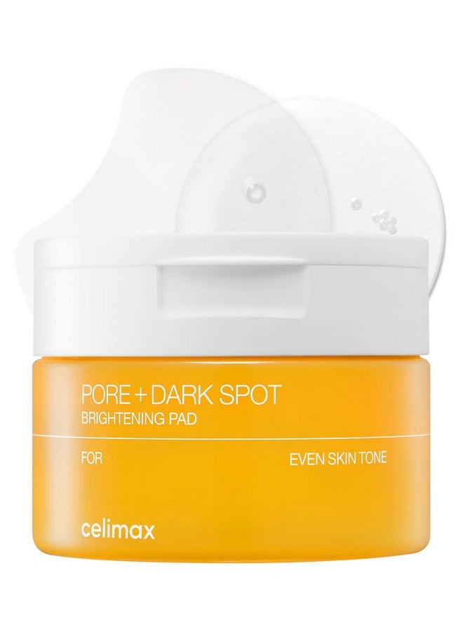 celimax Ji.Woo.Gae Pore+Dark Spot Brightening Pad | Exfoliating Peeling Pads for Enlarged Pores, with Hyaluronic Acid, Pore Minimizer, Non-Irritating, Hydrating, For Sensitive Skin (40 pads)