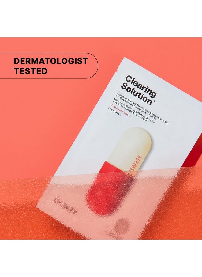 Dr.Jart+ Dermask Micro Jet Clearing Solution Face Mask | Sheet Mask | Calms, balances & revitalizes skin | Korean Skin Care, 0.95 Ounce