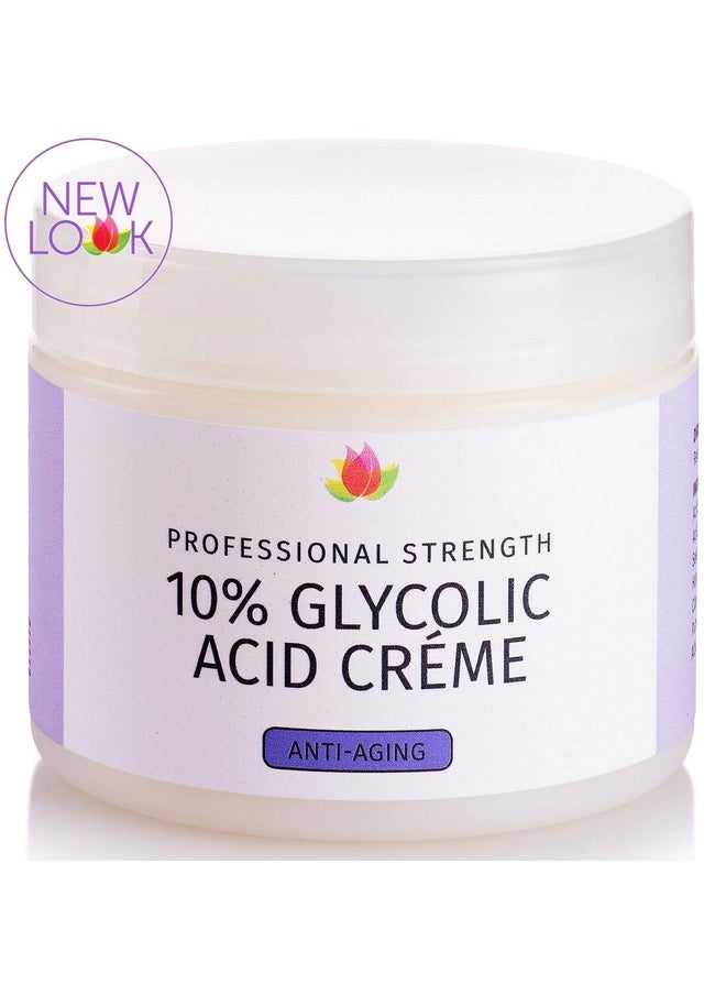 10% Glycolic Acid Creme Daily Moisturizer | Reviva Labs | Natural sugar cane derived Alpha Hydroxy Acid (AHA) cream delivers gentle exfoliation