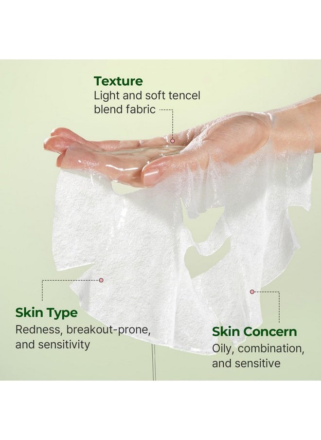 Torriden BALANCEFUL Cica Facial Sheet Masks (10 Sheets) - Facial Mask for Soothing, Calming, Balancing, and Nourishing with Centella Asiatica, Hyaluronic Acid, and Panthenol