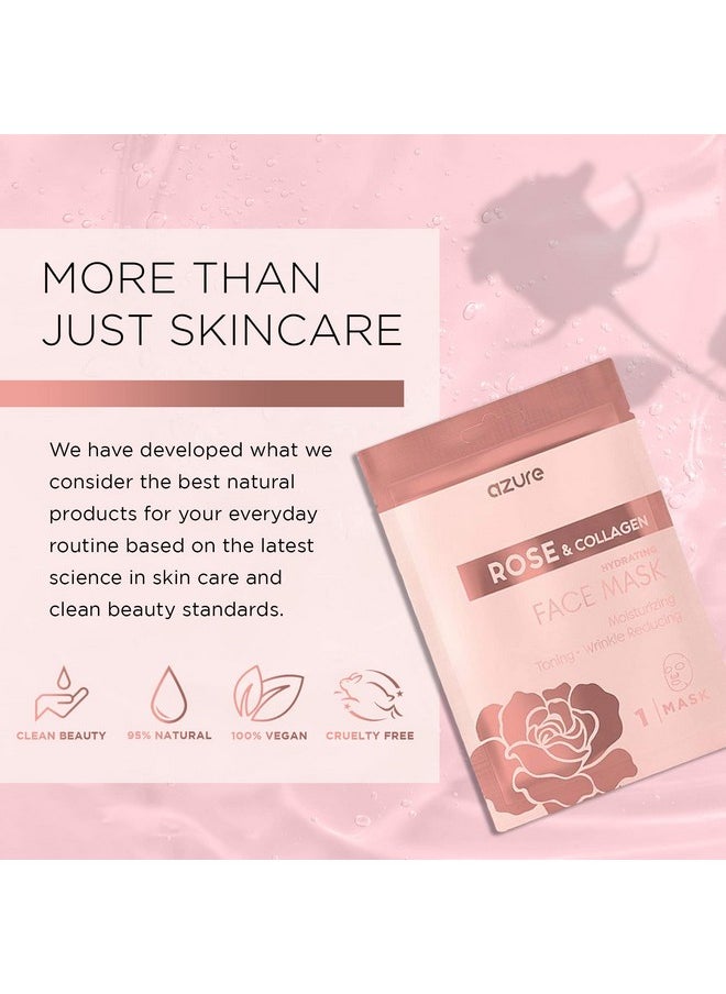 Azure Cosmetics Skin Treatment Mask - Deeply Hydrates, Tightens and Smooths Dry Skin, Softens Wrinkles and Fine Lines, Radiant and Glowing Skin