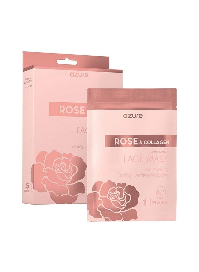 Azure Cosmetics Skin Treatment Mask - Deeply Hydrates, Tightens and Smooths Dry Skin, Softens Wrinkles and Fine Lines, Radiant and Glowing Skin