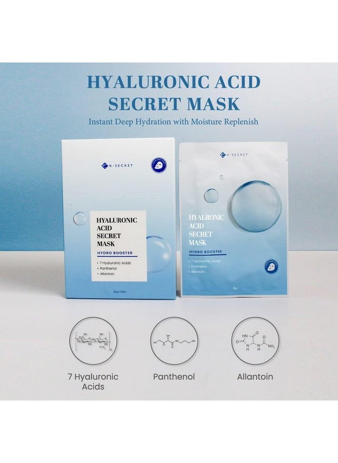 Hyaluronic Acid Secret Mask (10 sheets)